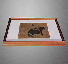 聊城书画装裱配框服务案例